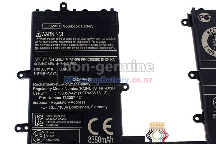 Battery for HP 733057-421 laptop