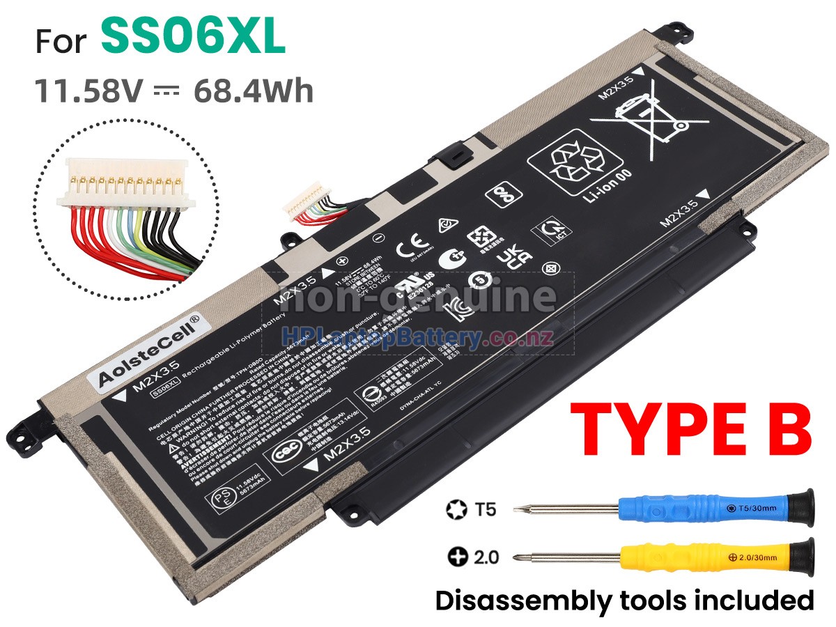 replacement HP Elite DRAGONFLY 13.5 INCH G3 (4J032AV)-6L360PA battery