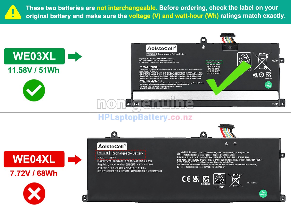 replacement HP Pavilion Plus 14-EY0005AU battery