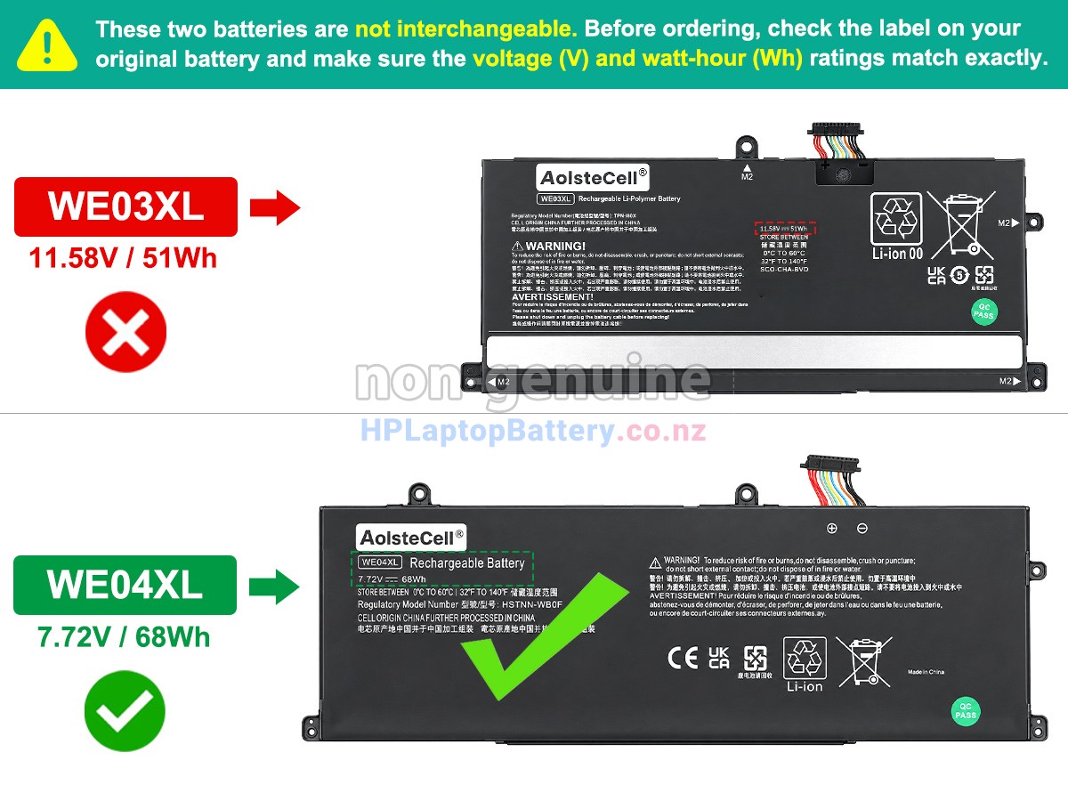 replacement HP Pavilion Plus 14-EY0005AU battery