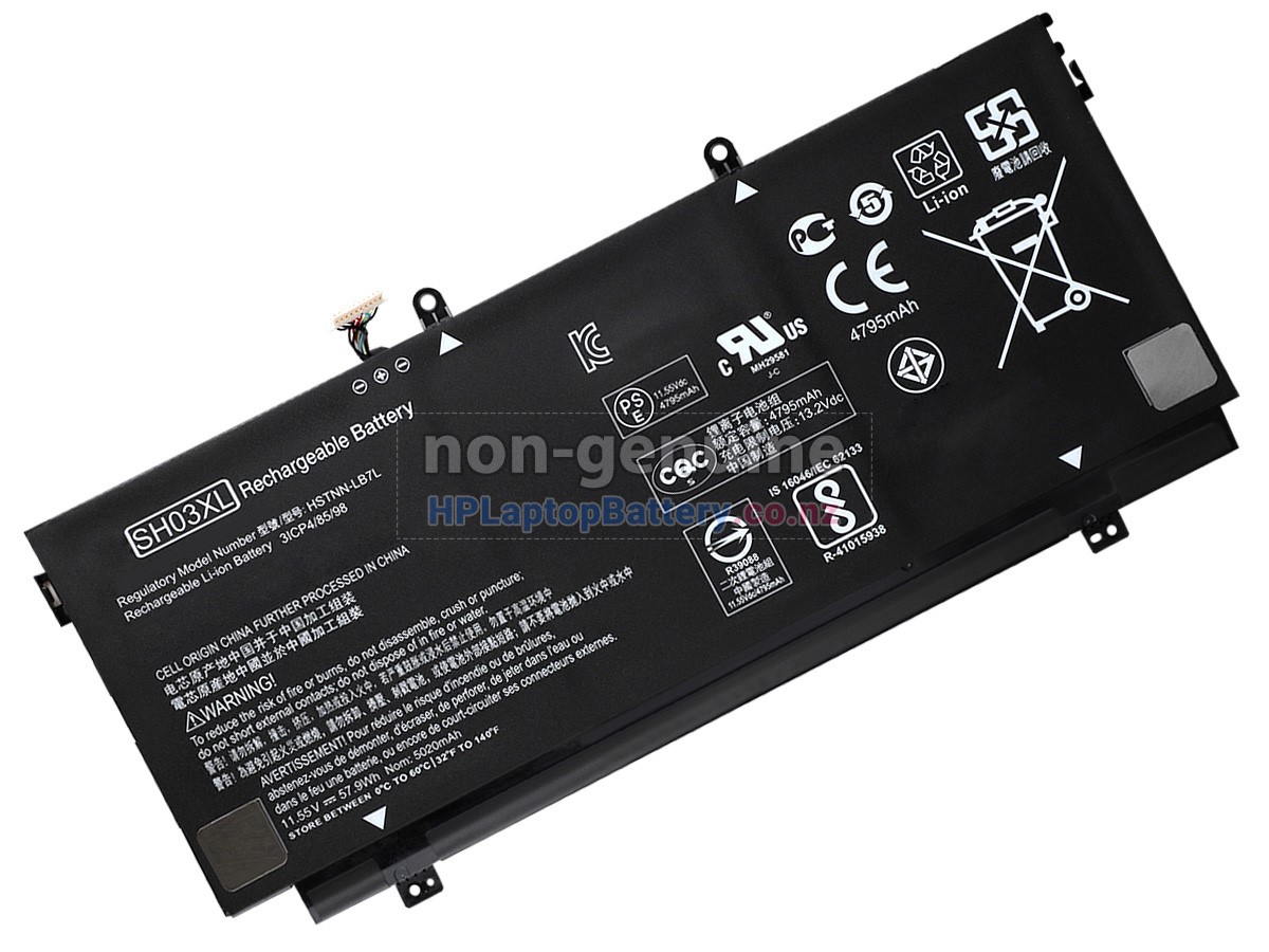 replacement HP SH03058XL battery